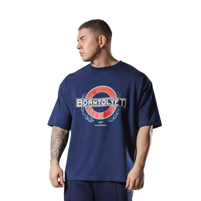 Levoire | Comfort Run T-Shirt Respirant Et Léger Vêtement De Sport Marine