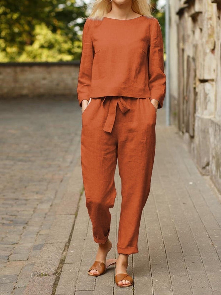 Levoire | Costume D'Été Léger Pour Femmes Orange