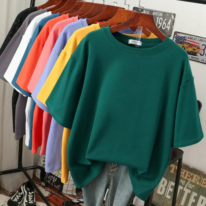 Levoire | T-Shirt En Coton Surdimensionné Vert