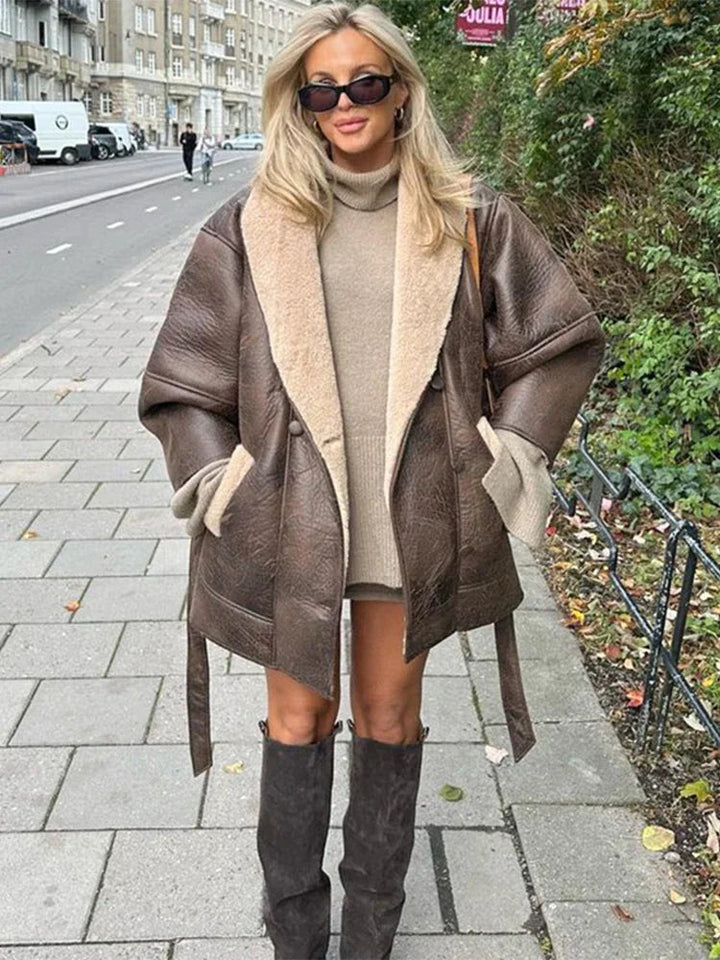 Levoire | Veste Confortable Et Élégante Avec Ceinture Ajustable