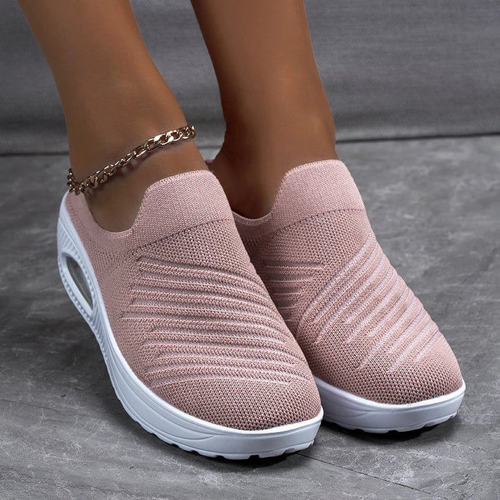 Levoire | Baskets Confort Respirantes Rose