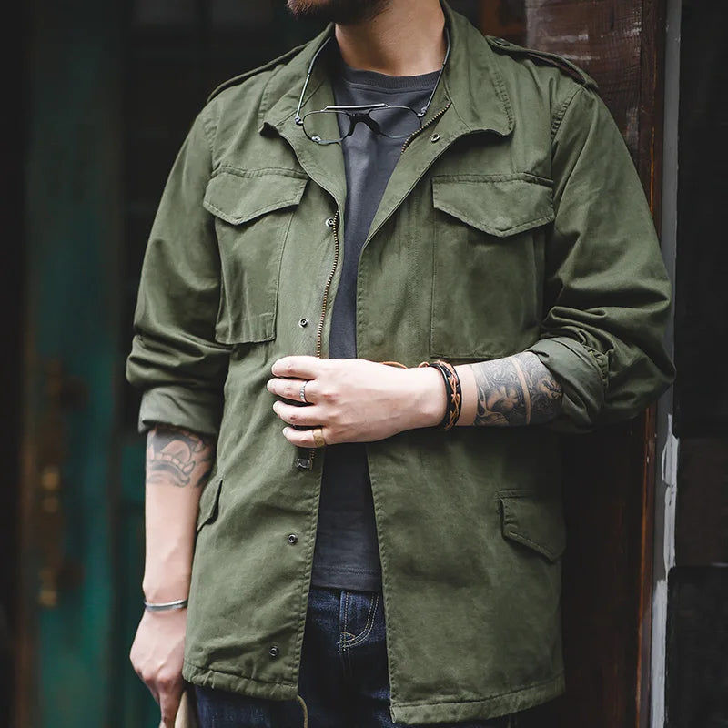 Levoire | Veste Militaire M65 Verte Homme