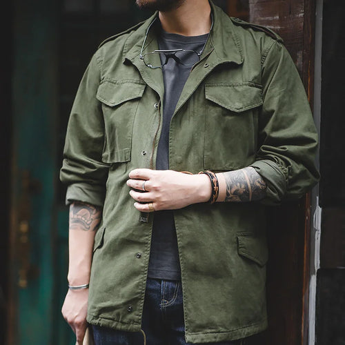 Levoire | Veste Militaire M65 Verte Homme