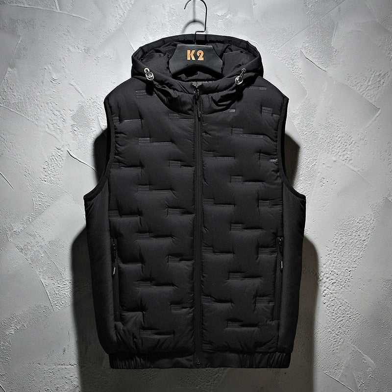 Levoire | Gilet à capuche avec Design Intemporel et Coupe-Vent pour Toutes les Saisons Noir