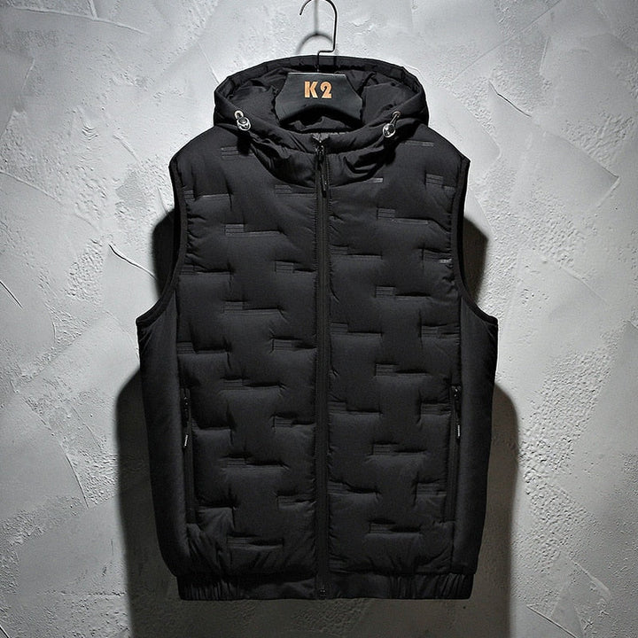 Levoire | Gilet à capuche avec Design Intemporel et Coupe-Vent pour Toutes les Saisons Noir