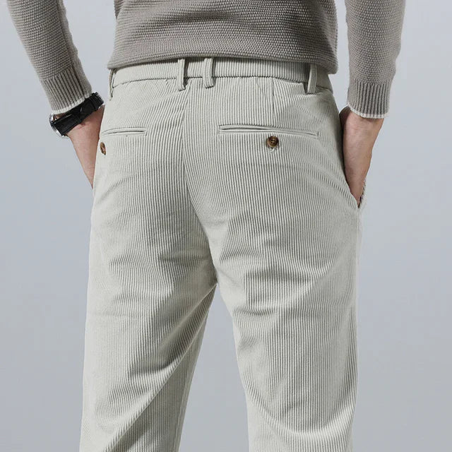 Levoire | Pantalon En Velours Côtelé Élégant Pour Hommes