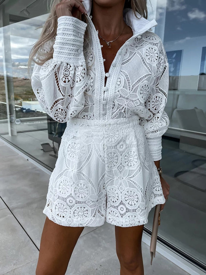 Levoire | Élégante Robe D'Été Pour Le Jour Blanc
