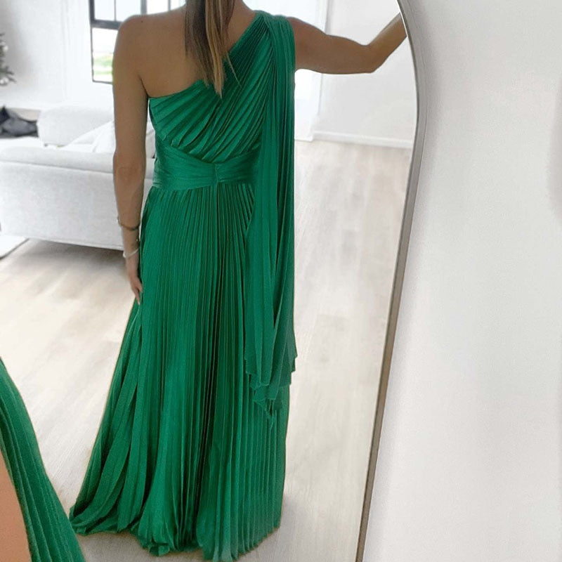 Levoire | Satinpuddings Plissé Lyskostakk Robes Longues