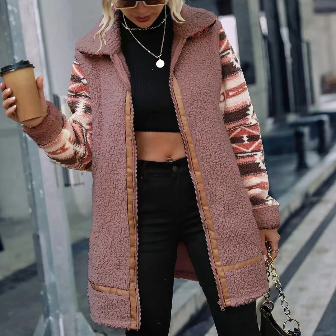 Levoire | Manteau de fourrure chaud pour l'hiver Rose