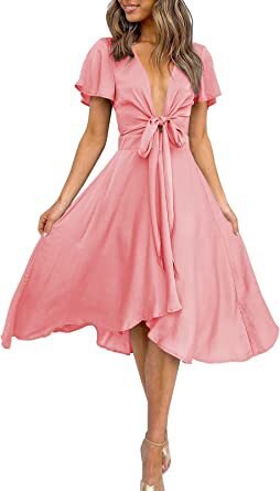 Levoire | Robe de satin de luxe Rose