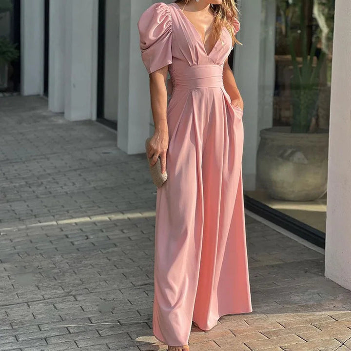 Levoire | Combinaison Elegante Et Intemporelle Femme Pêche