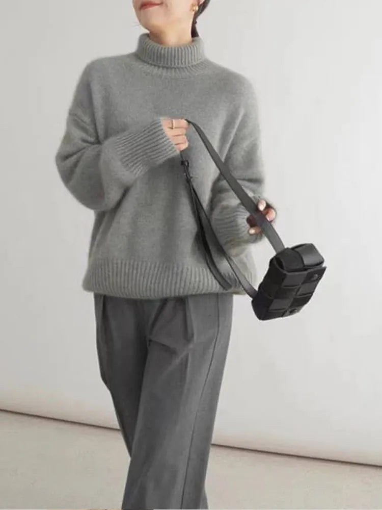 Levoire | Pull col roulé en cachemire premium