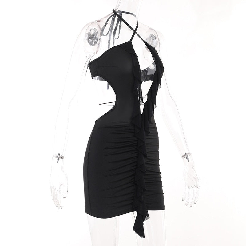 Levoire | Jupe À Bretelles Froncée Arrière Mini Robes