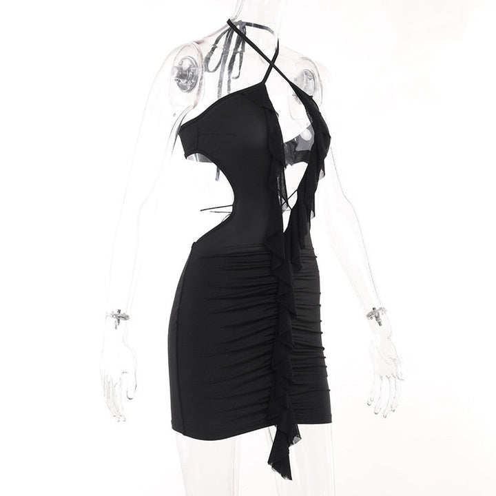 Levoire | Jupe À Bretelles Froncée Arrière Mini Robes