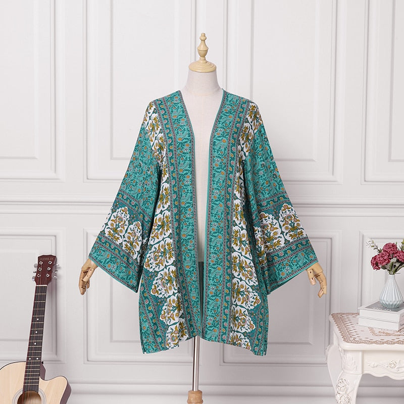 Levoire | Blouse Florale Décontractée Lâche Plage