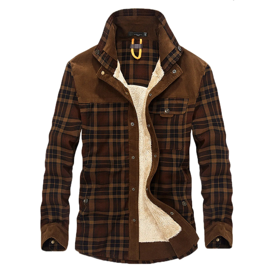 Levoire | Veste Cuir Intemporelle Café