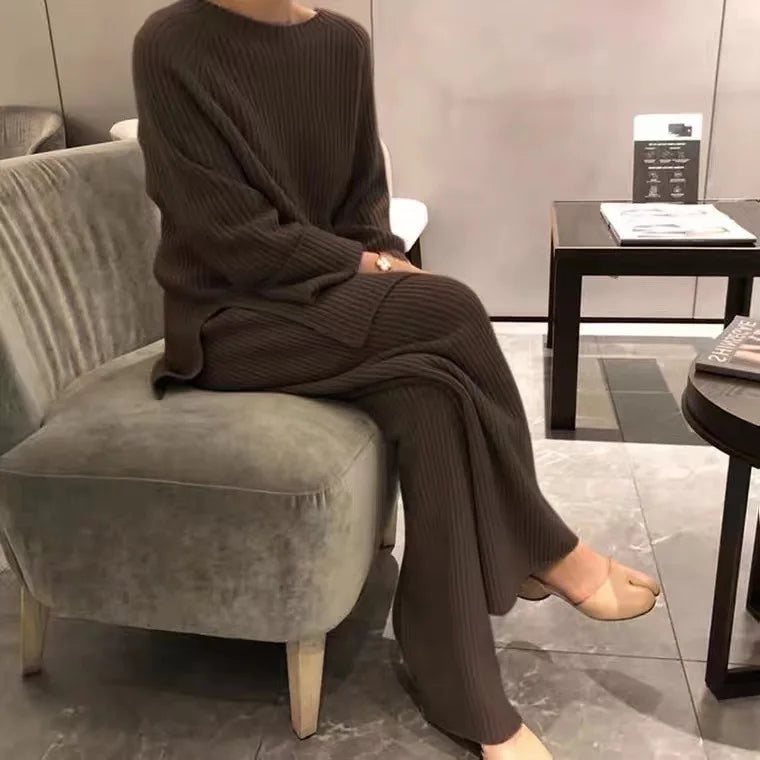 Levoire | Combinaison En Tricot Confortable Kaffee