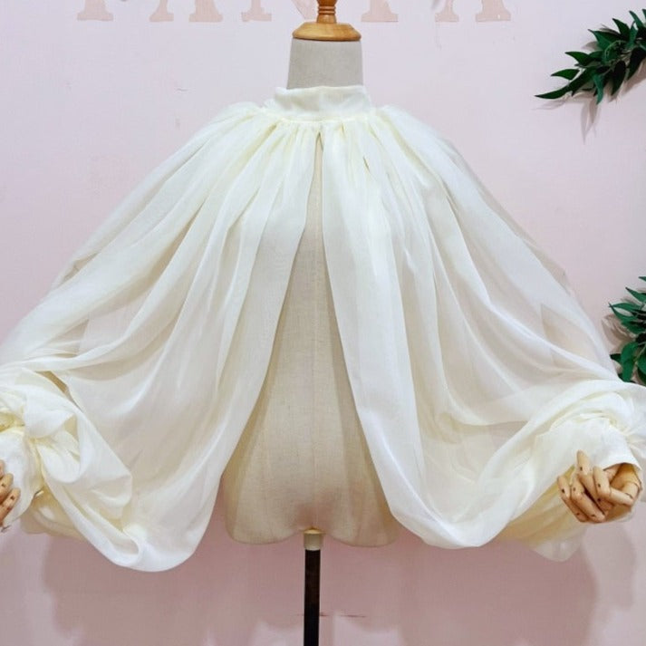 Levoire | Col Montant Avec Boutons Beige Taille unique
