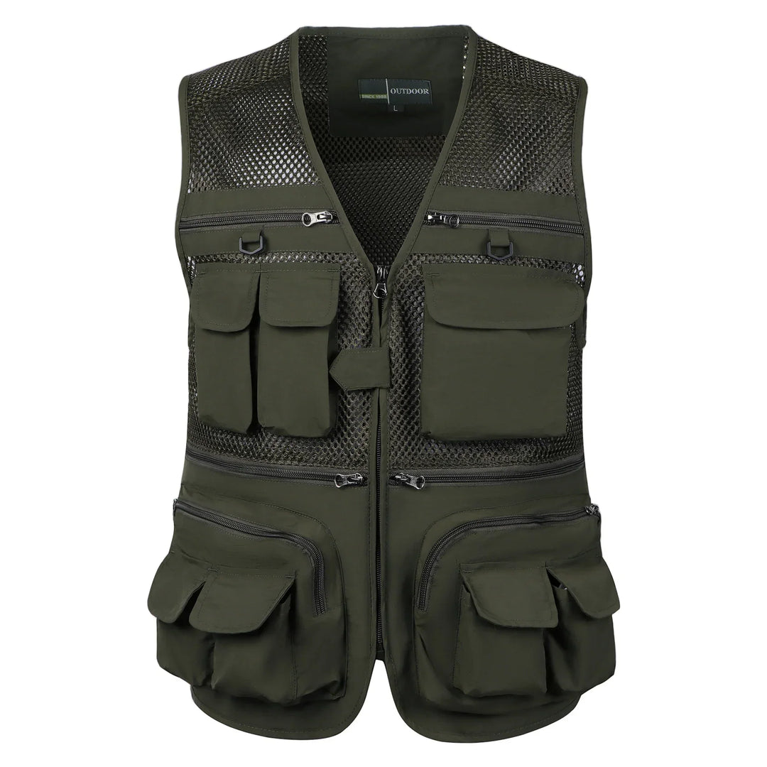 Levoire | Veste Tricot Chaude Vert olive