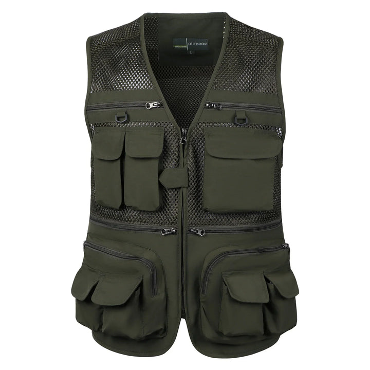 Levoire | Veste Tricot Chaude Vert olive