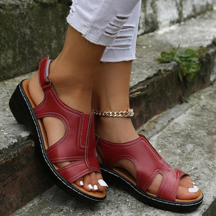 Levoire | Chaussures D'Été Orthopédiques Ergonomiques Pour Femmes Rouge