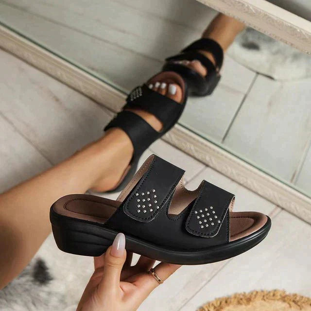 Levoire | Sandales Orthopédiques Au Design Confortable Noir