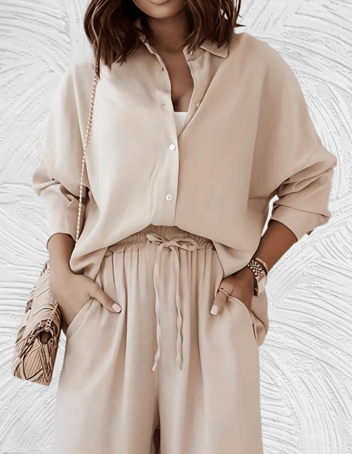 Levoire | Ensemble 2 Pièces, Comprenant Une Chemise Ample Et Un Pantalon Large