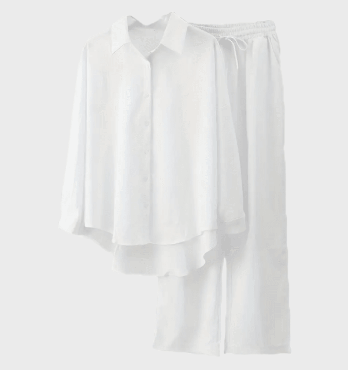 Levoire | Ensemble 2 Pièces, Comprenant Une Chemise Ample Et Un Pantalon Large