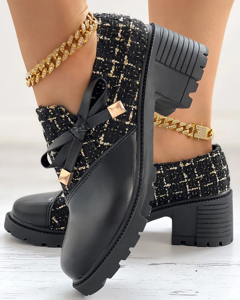 Levoire | Antidérapants Bottes à talons hauts avec zip sur le côté Noir
