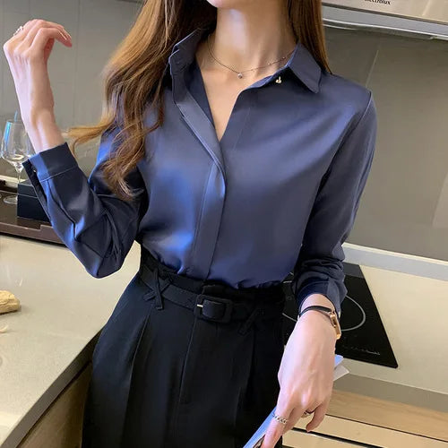 Levoire | Chemise Satin Élégant Stylé