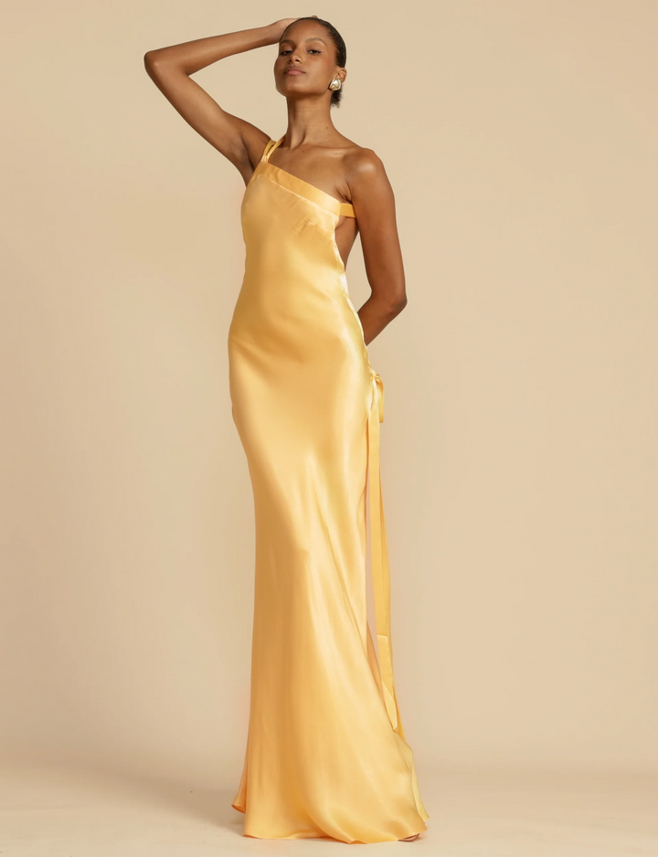 Levoire | Robe De Cocktail Maxi D'Été Élégante À Dos Ouvert L