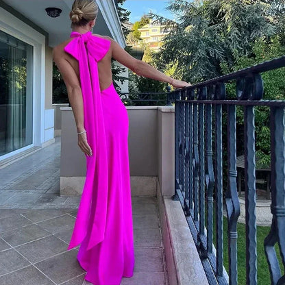 Levoire | Robe Épinglette Lacée Dos Bar Sans Épaule