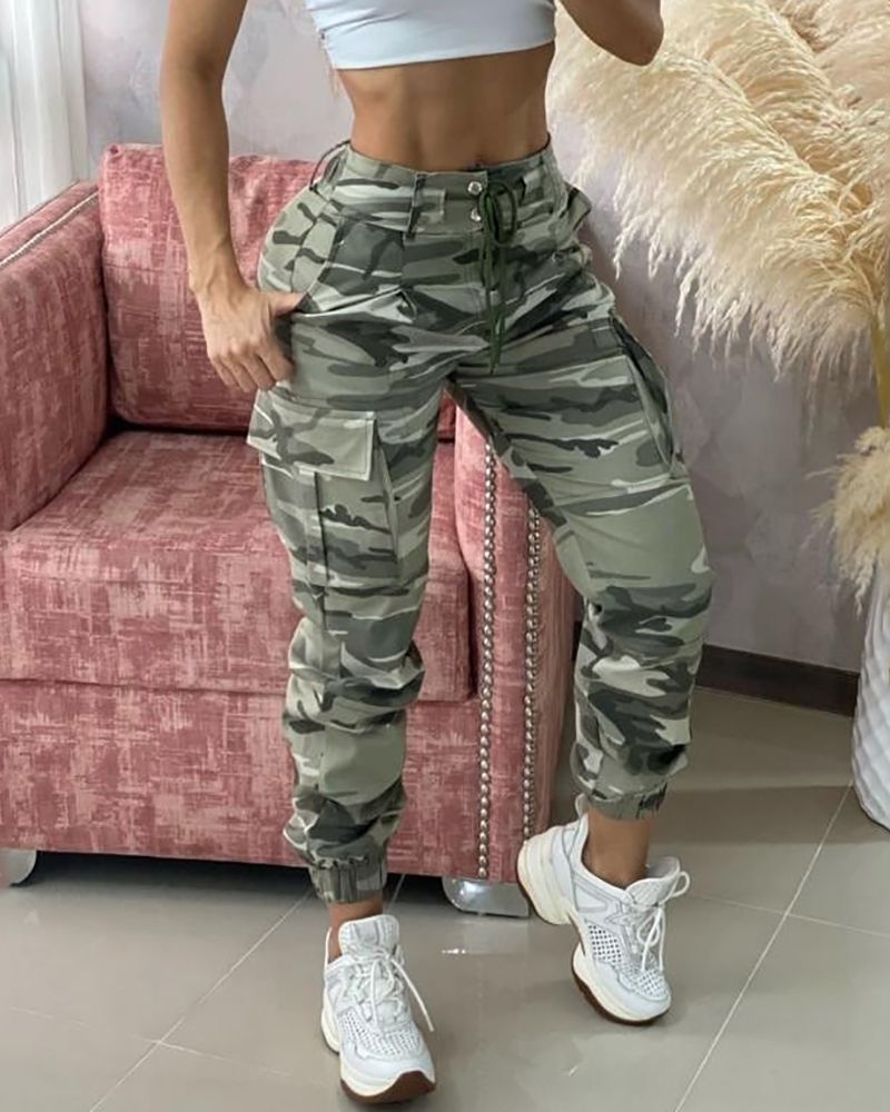 Levoire | Pantalons Camo Pour Femmes