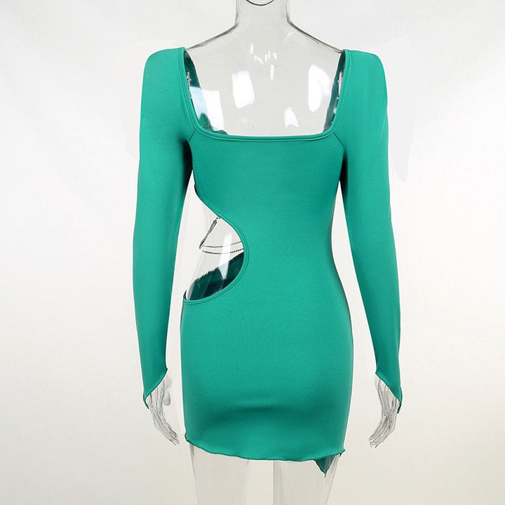Levoire | Robe Mini Hult À Manches Longues Taille Chaîne