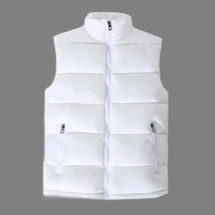 Levoire | Veste D'Entre-Deux Matelassée Élégante Pour Hommes Blanc