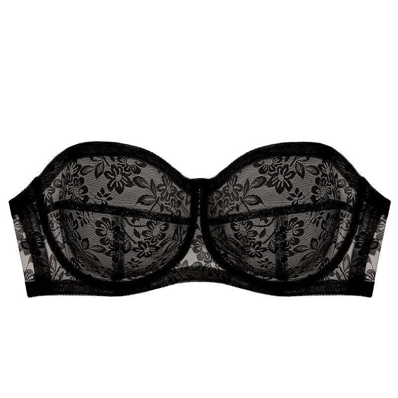 Levoire | Soutien-Gorge En Dentelle Bralette Gris graphite