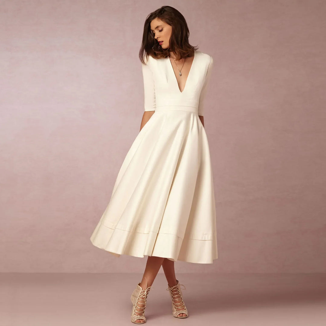 Levoire | Robe Style Princesse Blanc