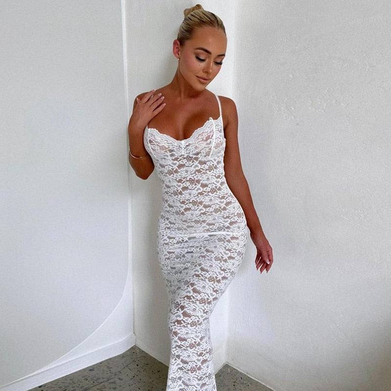Levoire | Robe Longue Bodycon Transparente