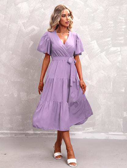 Levoire | Robe Midi Elegante Et Raffinee Femmes
