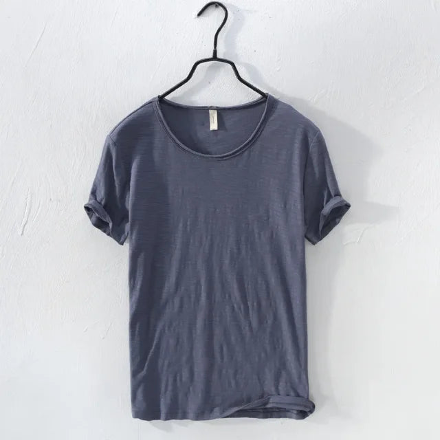 Levoire | T-Shirt Homme Slim Fit En Coton Gris foncé