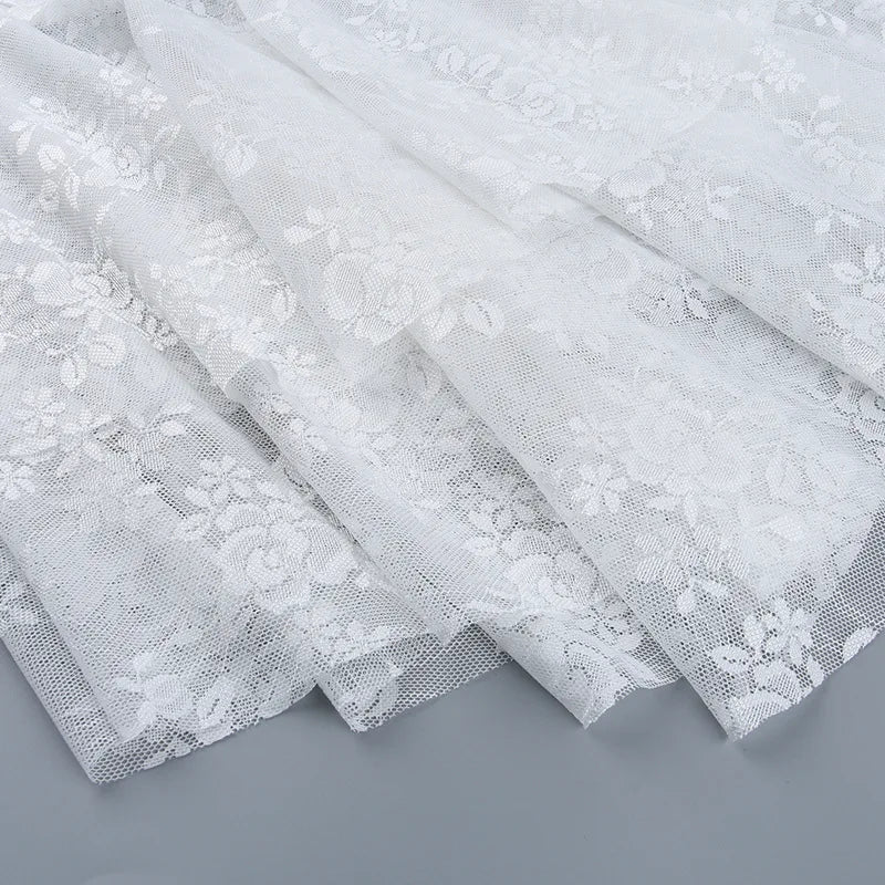 Levoire | Robe Mini Dos Nu En Dentelle Sans Bretelles