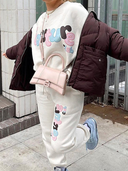 Levoire | Ensemble De Pantalons De Sport Sportif, Confortable Et Détendant Blanc