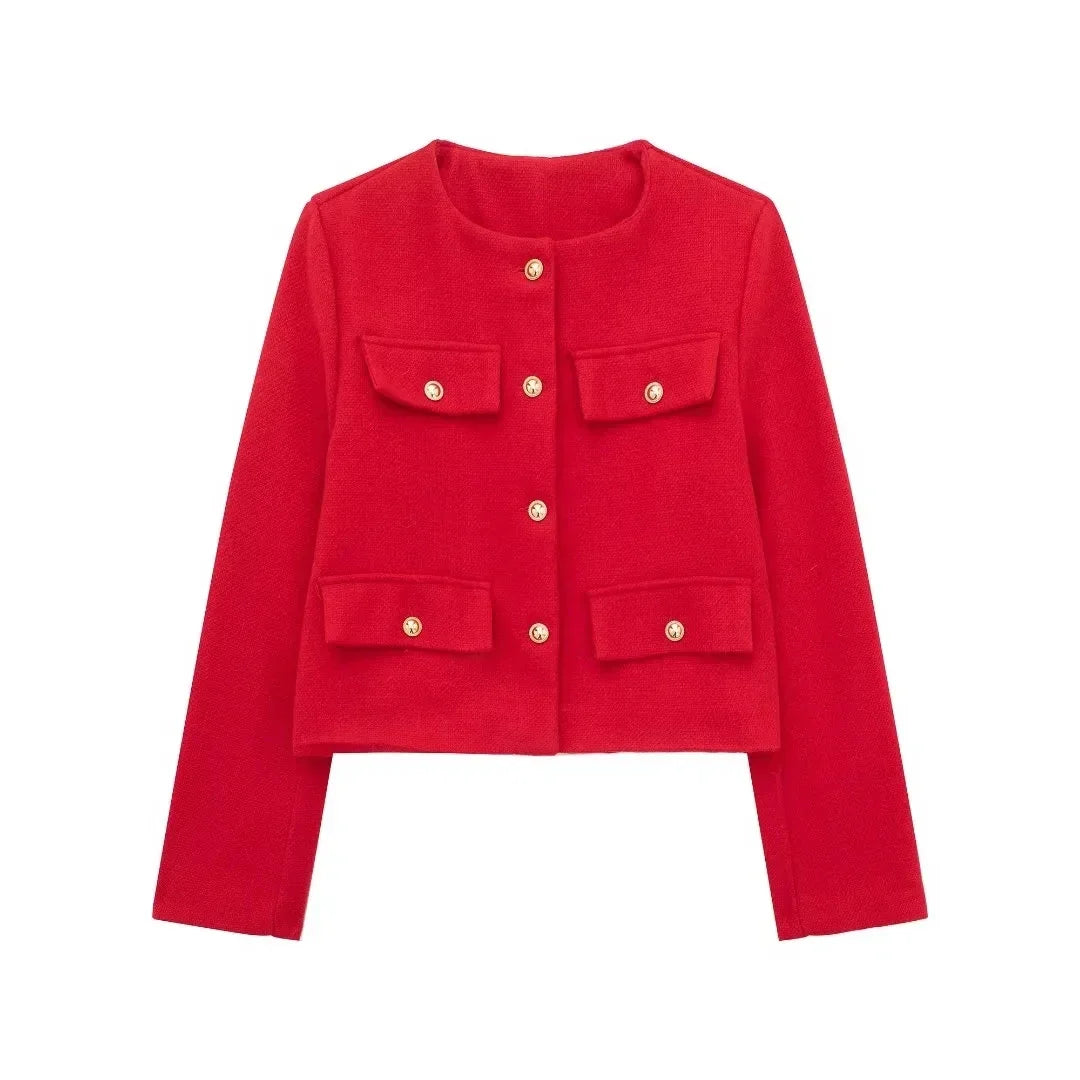 Levoire | Gilet En Maille Avec Look Streetwear Tendance Rood