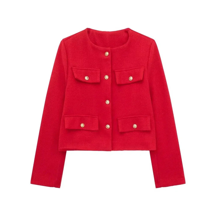 Levoire | Gilet En Maille Avec Look Streetwear Tendance Rood