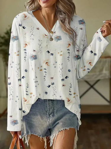 Levoire | Blouse V En Forme De Fleur