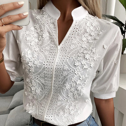 Levoire | Élégante Chemise Brodée