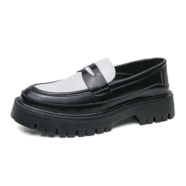 Levoire | Bottes En Cuir De Luxe Fait Main Noir Blanc Noir Blanc