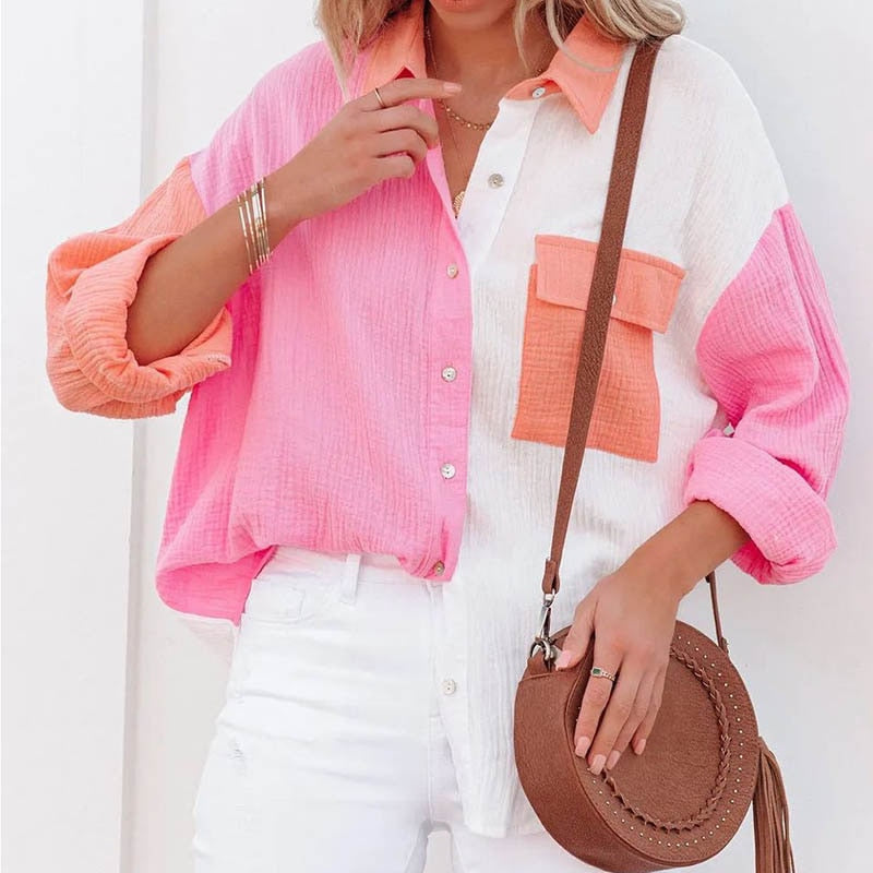 Levoire | Blouse Avec Des Couleurs Estivales
