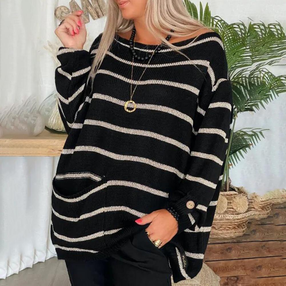 Levoire | Pull À Rayures À La Mode Pour Femmes