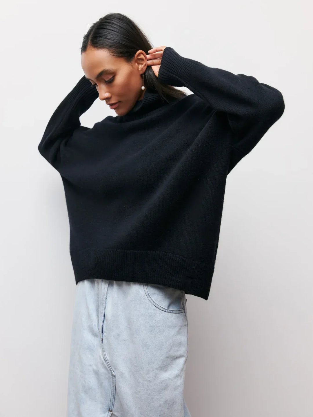 Levoire | Pull À Col Roulé Surdimensionné Fino